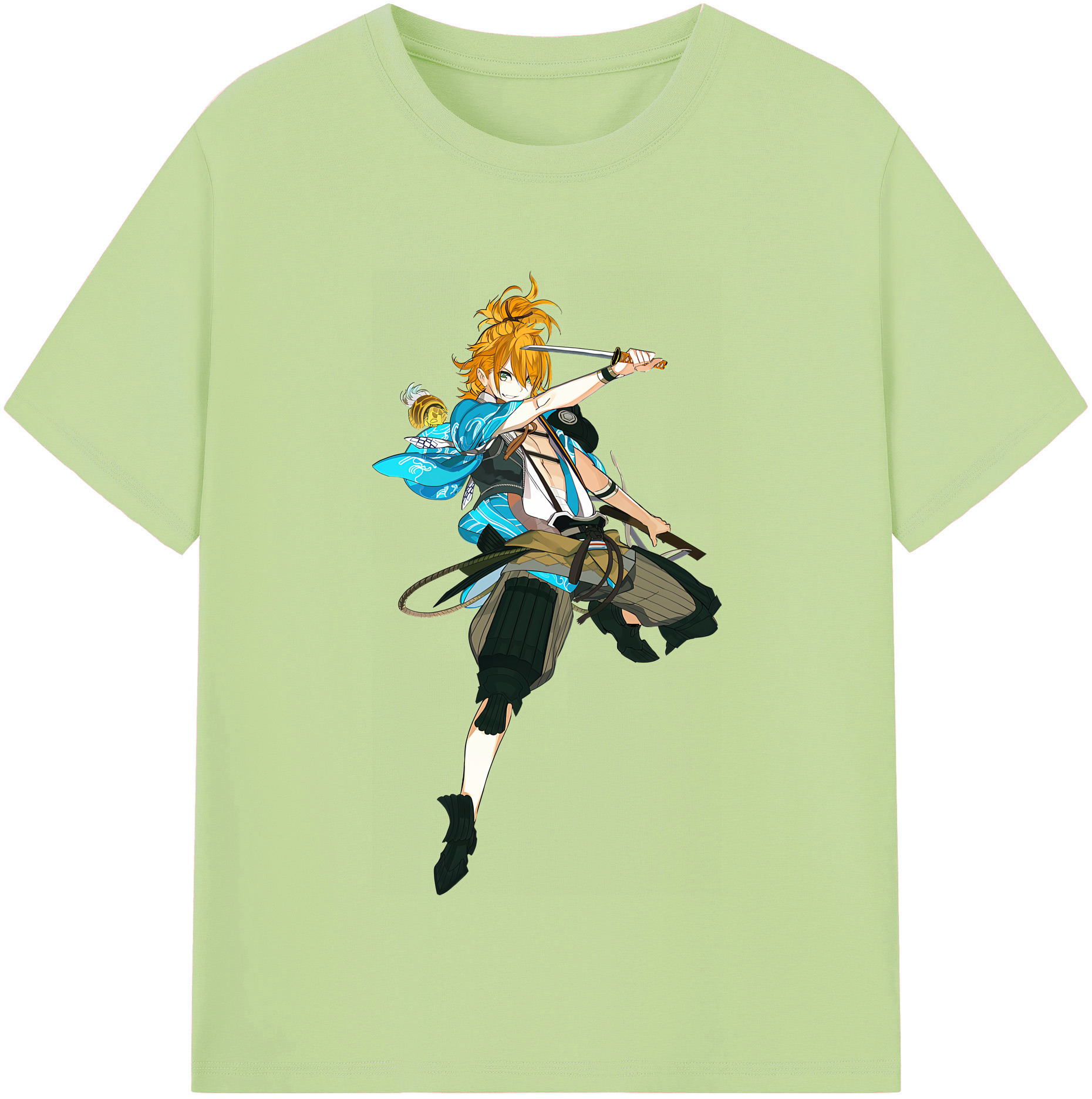 （画像用） 刀剣乱舞 Touken Ranbu 綿100％半袖Tシャツ（フロントプリント）